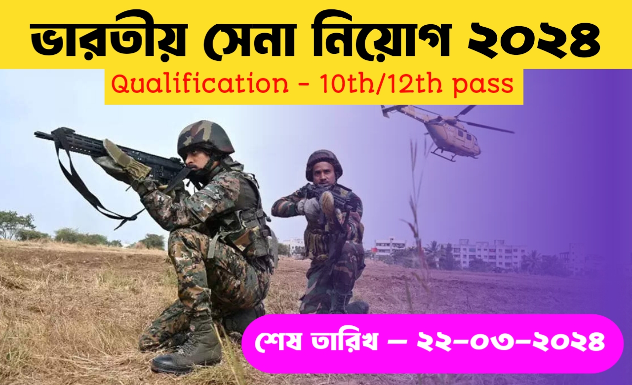 Indian Army Recruitment 2024 Indian Army Recruitment 2024