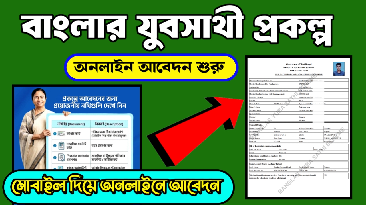 Banglar Yuvasathi Online Application Banglar Yuvasathi Online Application